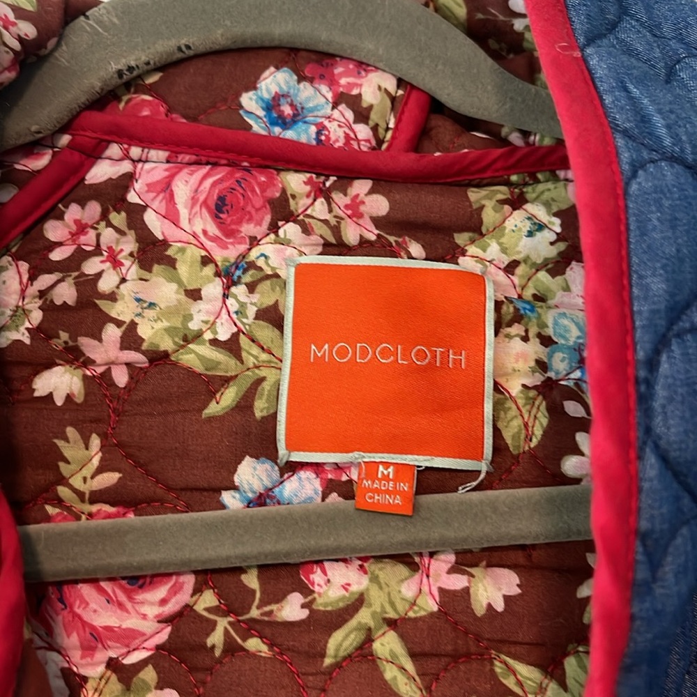 Modcloth Reverseable Heart-Quilted Jacket - image 2